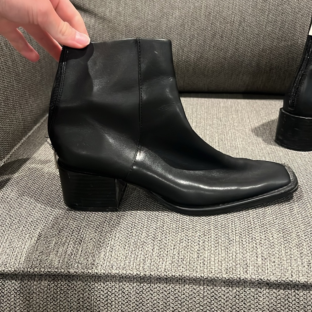 Sleek Black Ankle Booties - Picture 4 of 5